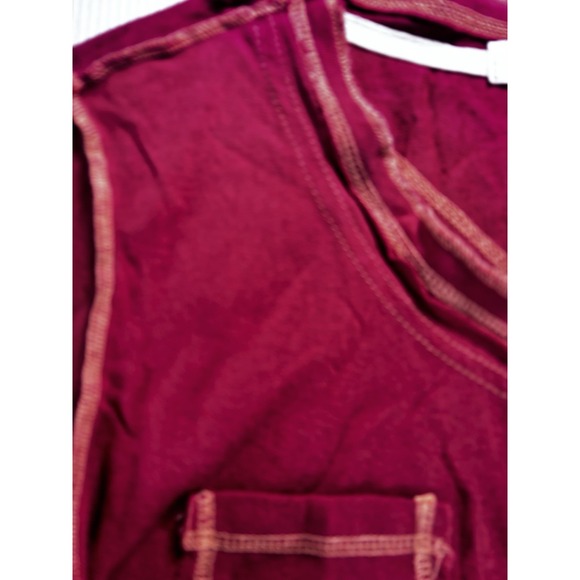 POL Thermal Top Contrast Stitching Women's Red Long Sleeve S Base Layer - Picture 2 of 9